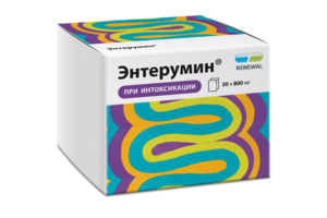 Энтерумин порошок для приготовления суспензии для приема внутрь пакет 800 мг 30 шт энтерумин капсулы 800 мг 30 шт