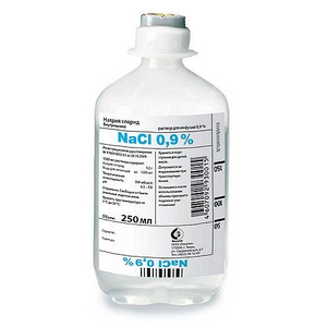 Натрия хлорид Раствор для инфузий 0,9 % 250 мл 10 шт