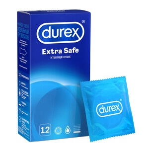 Durex Extra Safe Презервативы 12 шт durex презервативы extra safe 3 шт durex презервативы