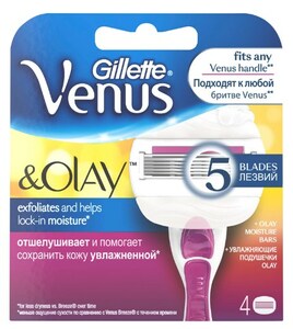 Gillette Venus Olay Кассеты для бритья 4 шт цена и фото