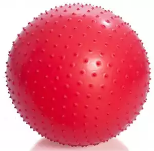 Тривес мяч гимнастический игольчатый М-165 диаметр 65 см красный