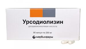 Урсодиолизин Капсулы 250 мг 60 шт брейнмакс капсулы 250 мг 250 мг 60 шт