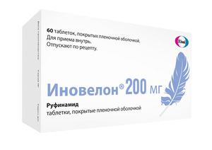 Иновелон таблетки 200 мг 60 шт цена и фото