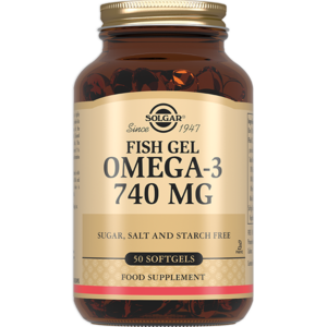 Solgar Рыбный жир Омега-3 Капсулы 740 мг 50 шт концентрат рыбьего жира с омега 3 120 мягких таблеток solgar