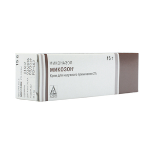 Микозон Крем для наружного применения 2 % 15 г аргосульфан крем для наружного применения 15 г