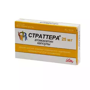 Страттера Капсулы 25 мг 7 шт