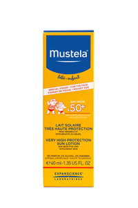 Mustela солнцезащитное молочко SPF 50+ 40 мл
