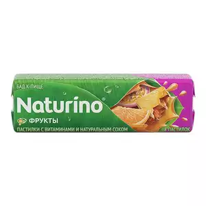 Naturino Пастилки c витаминами и натуральным соком Фруктов 364 г