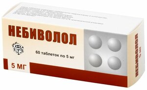 Небиволол Таблетки 5 мг 60 шт