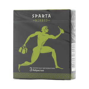 Sparta Презервативы ребристые 3 шт sparta