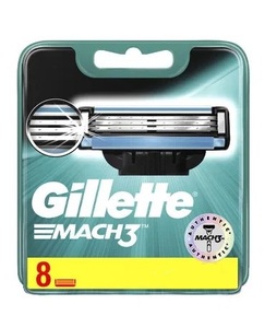 Gillette Mach 3 Кассеты сменные для бритья 8 шт