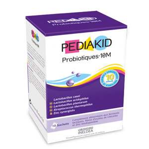 цена Unitex Pediakid Probiotiques-10M Саше-пакетиков 10 шт