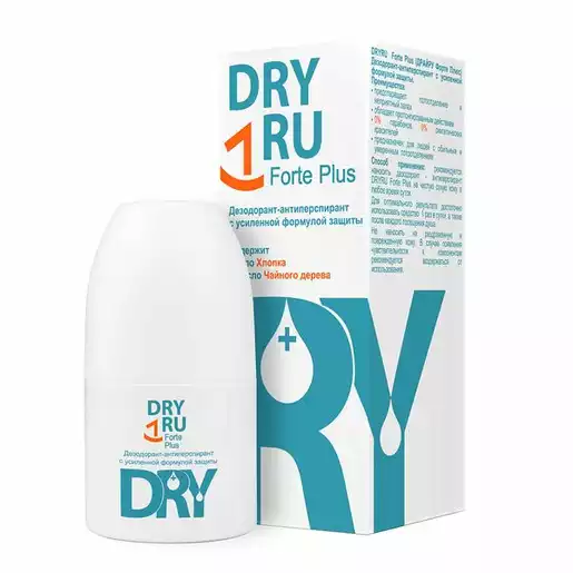 Dry ru Forte plus дезодорант с усиленной формулой защиты 50 мл