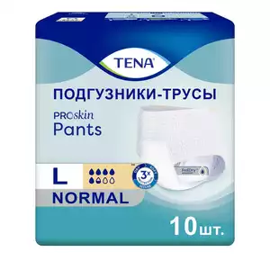 Tena Pants Normal Подгузники-трусы для взрослых размер L 10 шт
