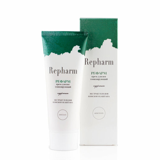 Repharm крем для ног тонизирующий экстракт плодов конского каштана 70 мл