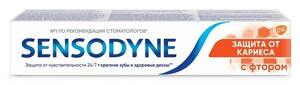 Sensodyne Паста зубная с фтором защита от кариеса 50 мл зубная паста sensodyne мгновенный эффект с фтором 75 мл