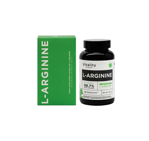 Vitality L-аргинин Капсулы массой 650 мг 180 шт vitality цинк бисглицинат таблетки массой 95 мг 90 шт