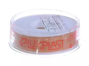 Luxplast пластырь фиксирующий тканевый 5 м х 1,25 см