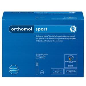 Orthomol sport питьевая Жидкость 20 мл + Таблетки 30 шт витамины и минералы orthomol sport 30 шт