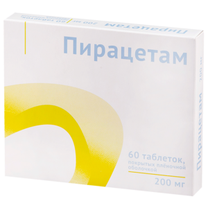 Пирацетам-Озон Таблетки покрытые пленочной оболочкой 200 мг 60 шт