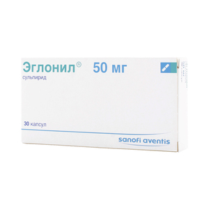 Эглонил Капсулы 50 мг 30 шт сульпирид белупо капсулы 50 мг 30 шт