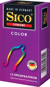 Sico Color Презервативы цветные 12 шт
