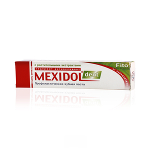 Mexidol dent Fito Паста зубная 65г паста зубная fito mexidol dent мексидол дент 100г