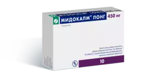 Мидокалм Лонг Таблетки с пролонгированным высвобождением 450 мг 10 шт