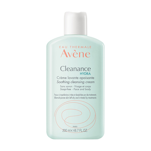Avene Cleanance Hydra Крем очищающий 200 мл очищающий гель для лица cleanance gel limpiador avène 200 мл