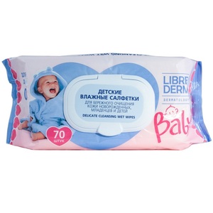 Librederm Baby Салфетки влажные 70 шт влажные салфетки для новорожденных librederm baby baby wipes for newborns 70 шт