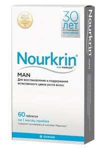 Nourkrin для мужчин Таблетки 60 шт