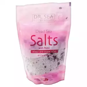 Доктор море соль мертвого моря с лепестками роз (пакет) 500г