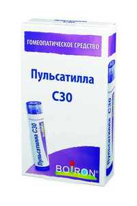 Пульсатилла С30 гранулы гомеопатические 4 г