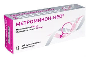 Метромикон-Нео Суппозитории вагинальные 14 шт