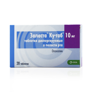Заласта Ку-таб Таблетки диспергируемые в полости рта 10 мг 28 шт