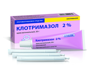 Клотримазол Крем вагинальный 2 % 20 г