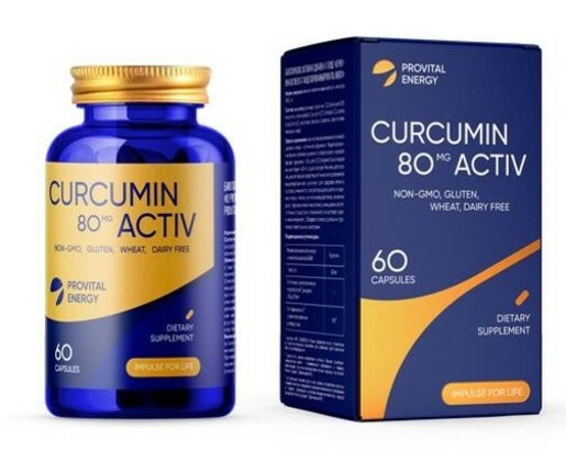Provital Energy Куркумин-Актив мицеллированный Капсулы 80 мг 60 шт