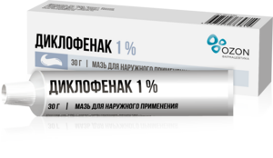 Диклофенак-Озон Мазь для наружного применения 1 % 30 г диклофенак мазь для наружного применения 1% туба 30г