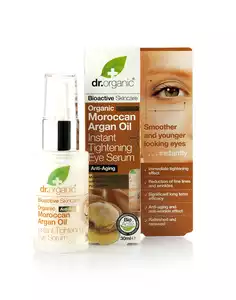 Dr. Organic сыворотка для кожи вокруг глаз "Марокканская аргана", 30 мл
