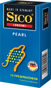 Sico Pearl Презервативы с пупырышками 12 шт