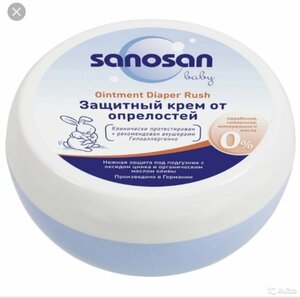 цена Sanosan Baby Крем от опрелостей защитный 150 мл