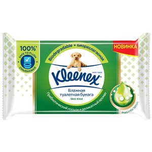 Kleenex Skin Kind Туалетная бумага влажная 38 шт бумага туалетная влажная skin kind kleenex клинекс 38шт