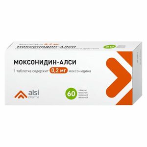 Моксонидин-Алси Таблетки 200 мкг 60 шт