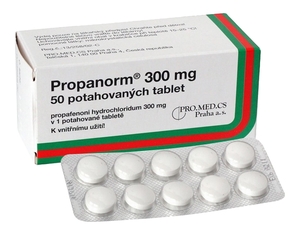 Пропанорм Таблетки покрытые пленочной оболочкой 300 мг 50 шт