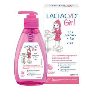 Lactacyd Girl Средство для интимной гигиены для девочек с дозатором 200 мл средство для интимной гигиены lactacyd girl для девочек 200 мл