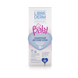 Librederm Baby Cold-cream Крем защитный детский с ланолином и экстрактом хлопка 50 мл