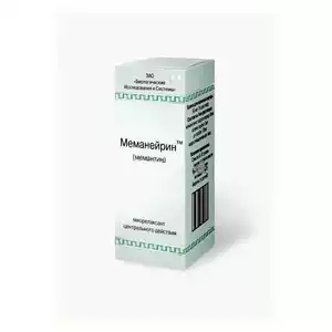 Меманейрин капли для приема внутрь 10 мг/мл 50 мл