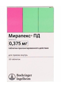 Мирапекс ПД Таблетки 10 шт 55059