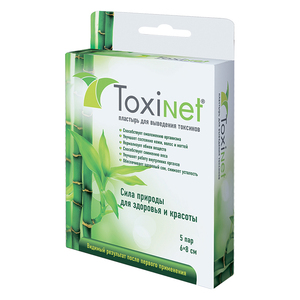 ToxiNet Пластырь для выведения токсинов 6 х 8 см 5 пар