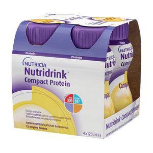 Nutridrink Компакт Протеин 125 мл со вкусом банана 4 шт nutridrink компакт протеин вкус персик манго 125 мл 4 шт